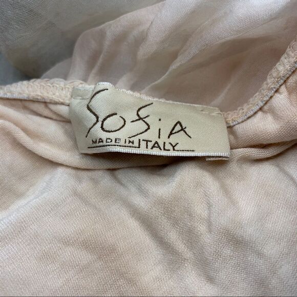 Sofia silk tiered ruffled sleeve and hem dress - Picture 6 of 7